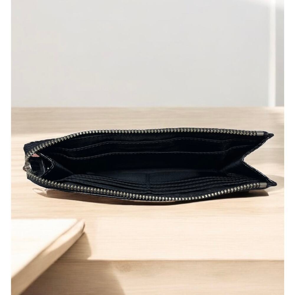 Coach 46726 Julia Op Art Patent Leather Zip Wristlet/Wallet - Picture 3 of 4